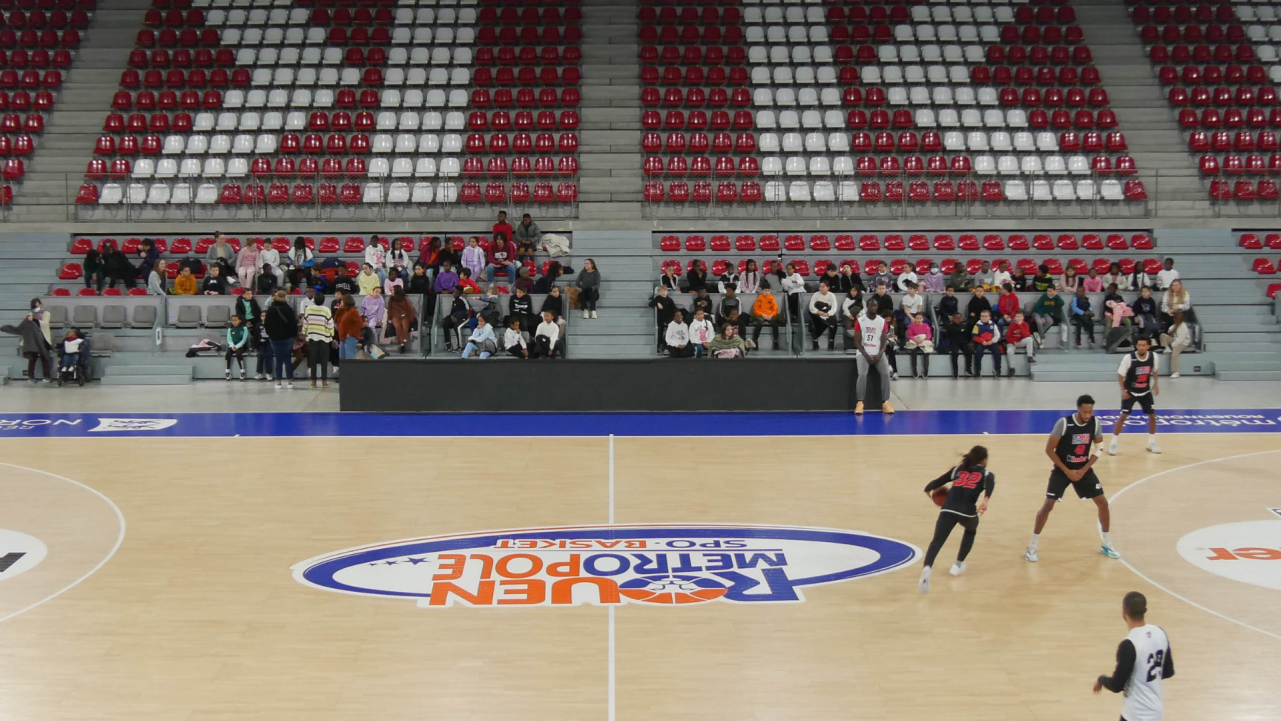 Dans les coulisses du Kindarena Rouen Métropole Basket